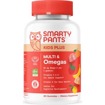 SmartyPants Kids Plus Multivitamin & Omegas Gummies, 60 ct