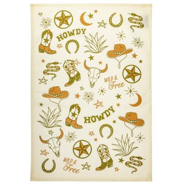 MU Kitchen Wild West Kitchen Towel, 20" x 30"