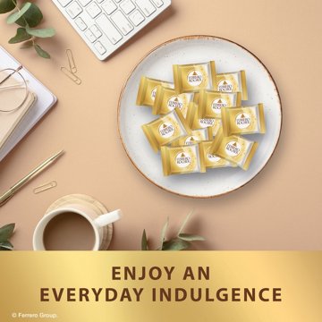 Ferrero Rocher White Chocolate Hazelnut Squares, 10 pc