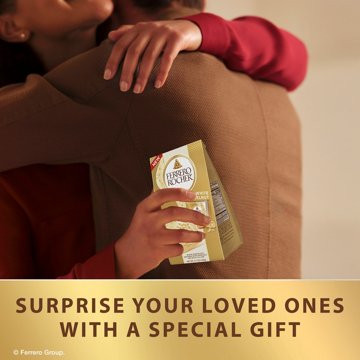 Ferrero Rocher White Chocolate Hazelnut Squares, 10 pc
