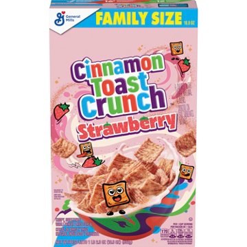 General Mills Strawberry Cinnamon Toast Crunch Cereal - Family Size