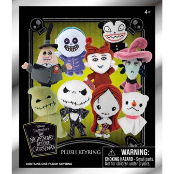 Monogram International Disney Tim Burton's The Nightmare Before Christmas Plush Keyring Blind Pack