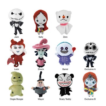 Monogram International Disney Tim Burton's The Nightmare Before Christmas Plush Keyring Blind Pack