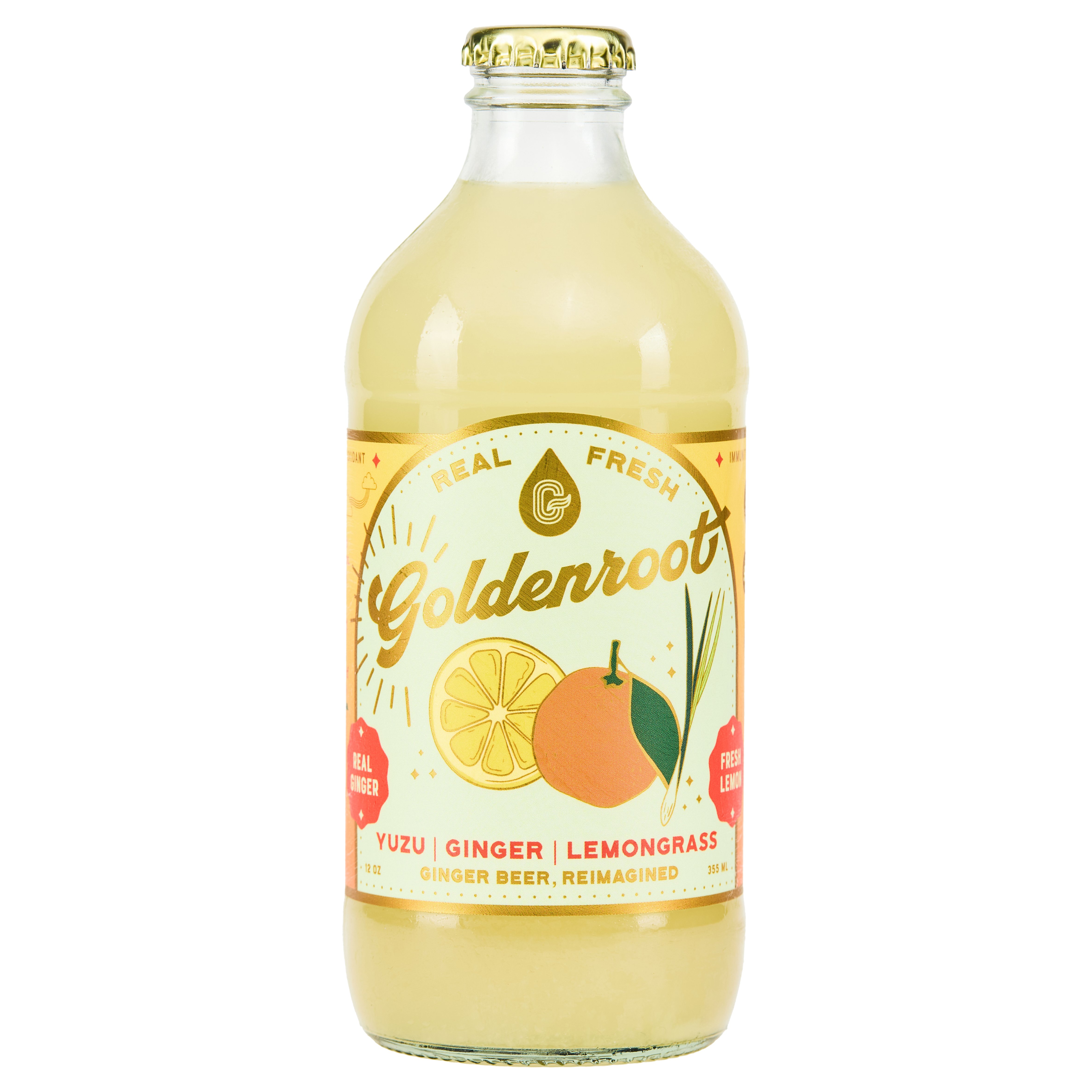Goldenroot Double Ginger Beer, 12 oz | Central Market - Really