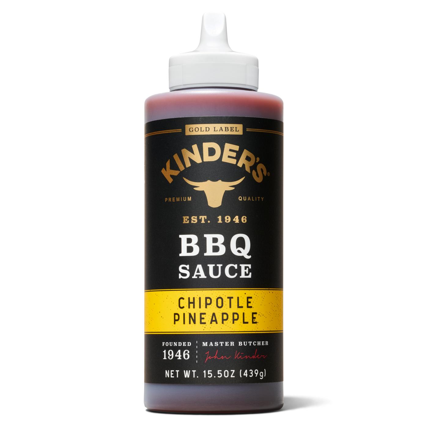 Kinder's Gold Label BBQ Sauce - Chipotle Pineapple; image 1 of 5