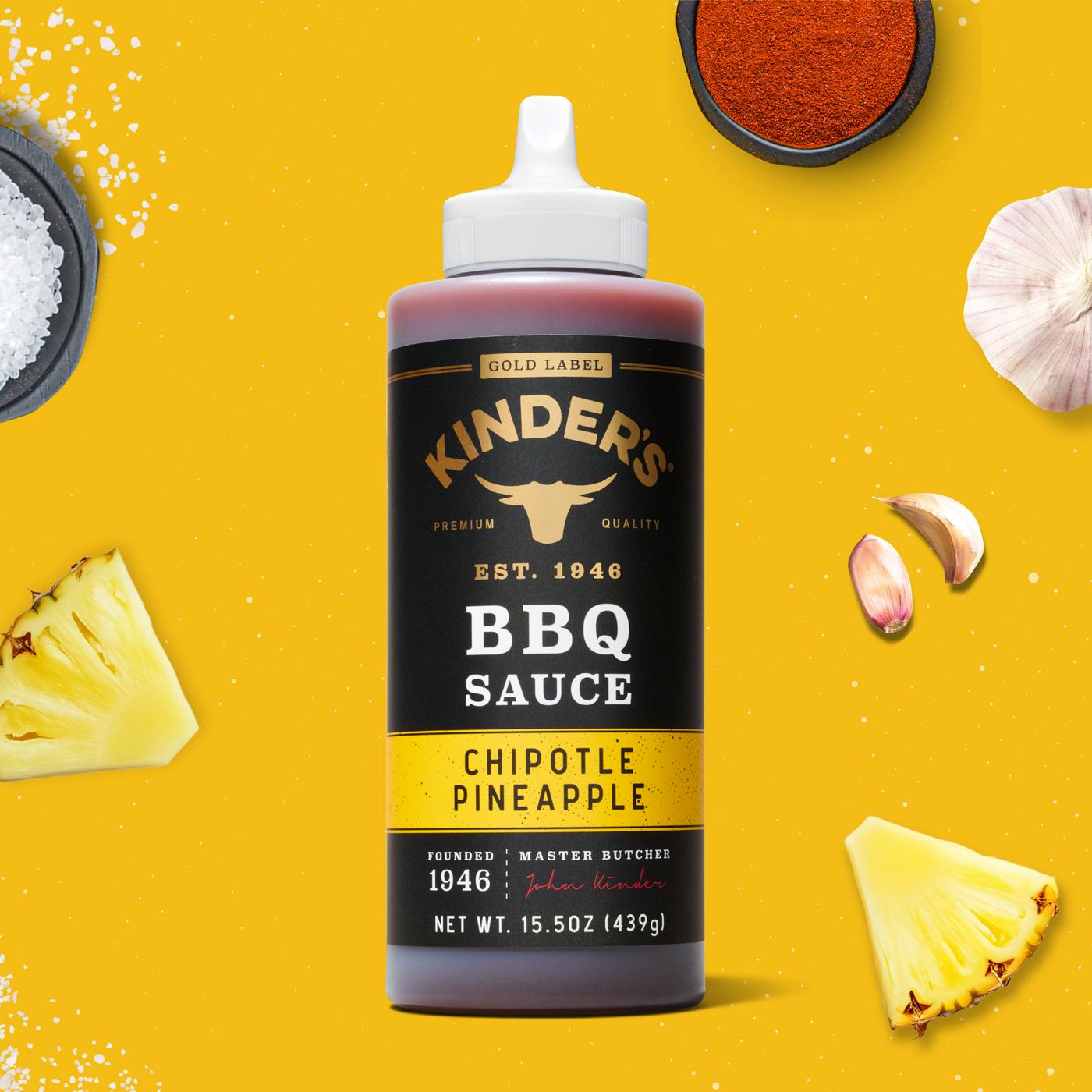 Kinder's Gold Label BBQ Sauce - Chipotle Pineapple; image 2 of 5