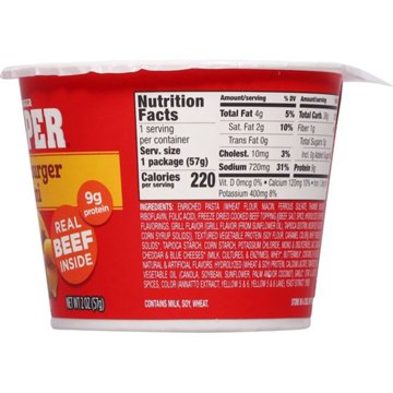 Hamburger Helper Cheeseburger Macaroni Cup