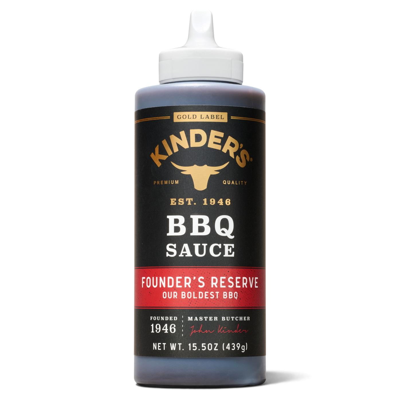 Kinder's Gold Label BBQ Sauce - Founder's Reserve; image 1 of 5