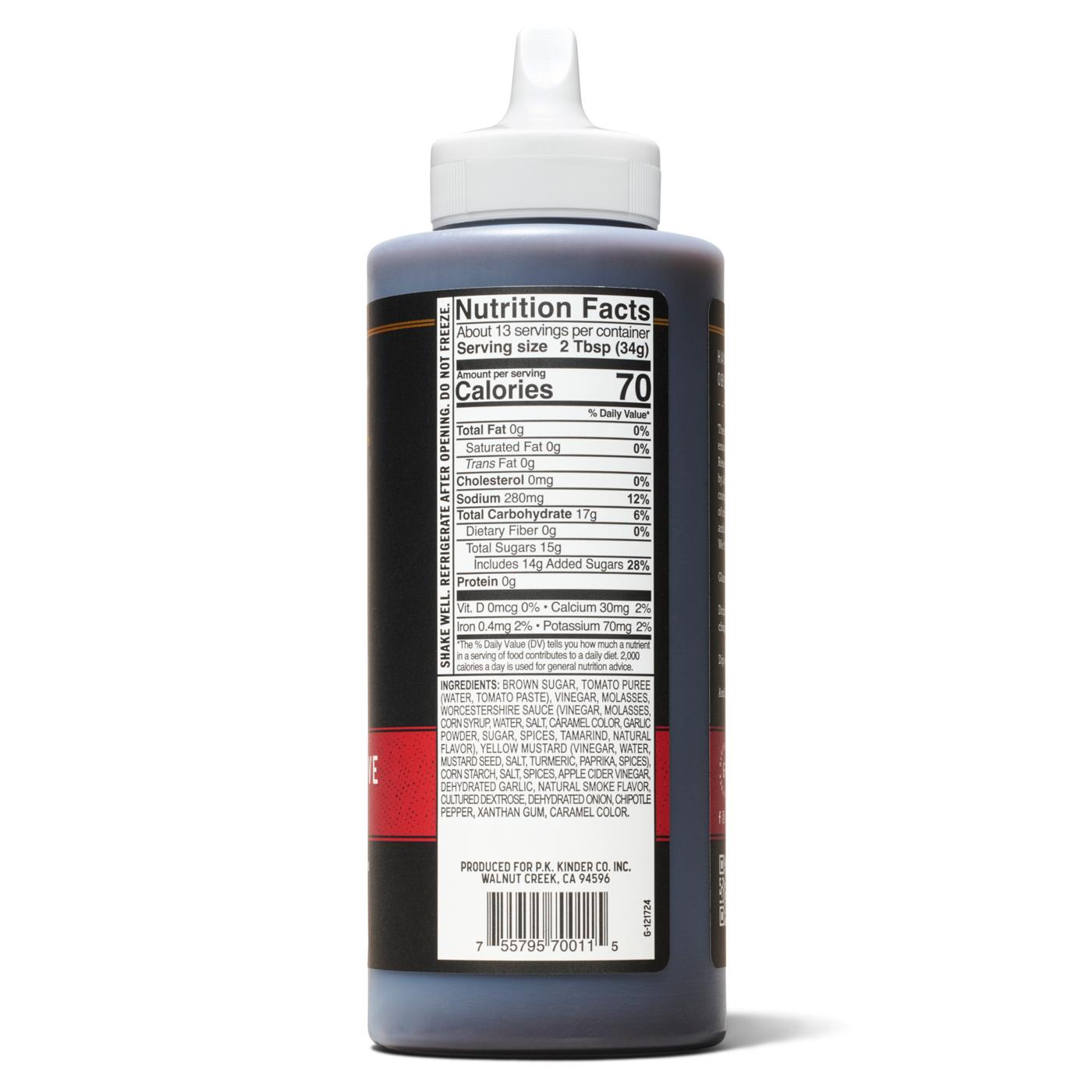 Kinder's Gold Label BBQ Sauce - Founder's Reserve; image 3 of 5