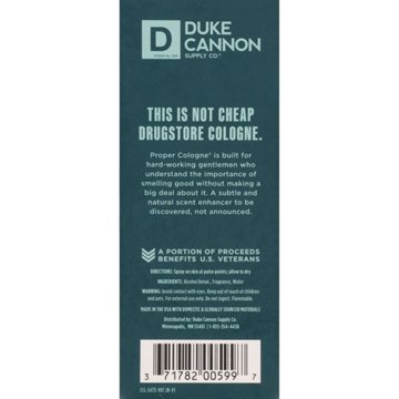 Duke Cannon Men's Proper Cologne - Seawolf, 1.7 oz