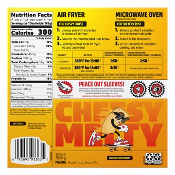 Hot Pockets Bacon, Egg & Cheese Frozen Sandwiches - Croissant Crust, 4 ct