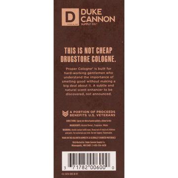 Duke Cannon Men's Proper Cologne - Palomino, 1.7 oz