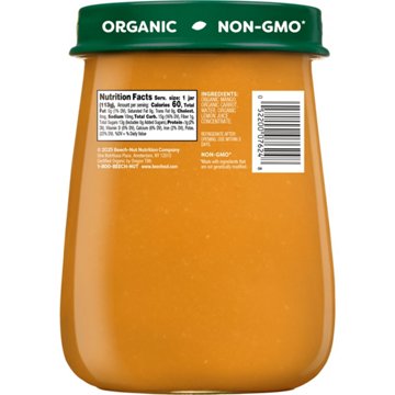 Beech-Nut Organics Baby Food - Mango & Carrot, 4 oz
