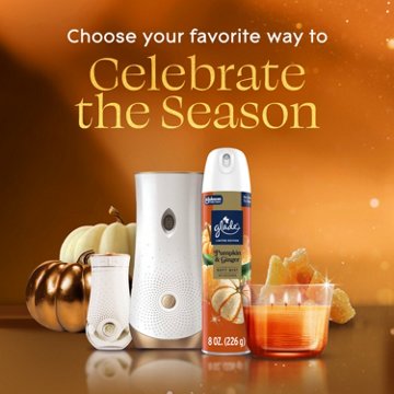 Glade PlugIns Refills Air Freshener - Pumpkin & Ginger, 3.35 oz, 5 ct