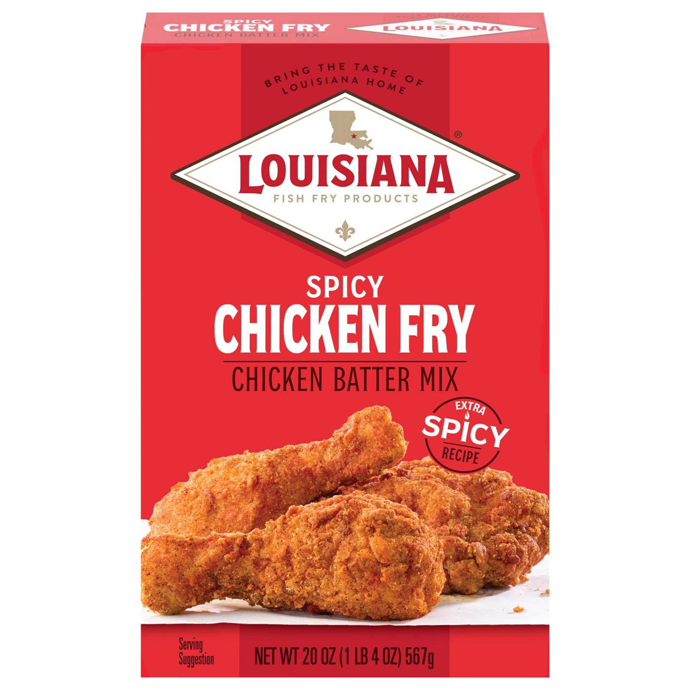 Louisiana Fish Fry Products Spicy Chicken Fry Batter Mix; image 1 of 4