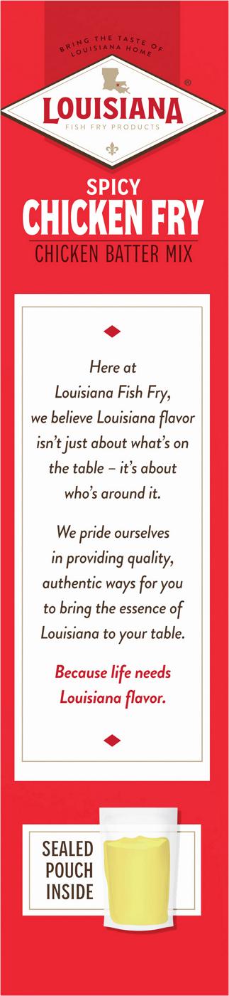 Louisiana Fish Fry Products Spicy Chicken Fry Batter Mix; image 4 of 4