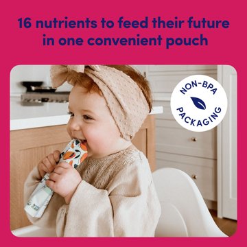 Cerebelly Dairy Free Organic Smoothie Pouch - Spinach Strawberry Banana, 4 oz