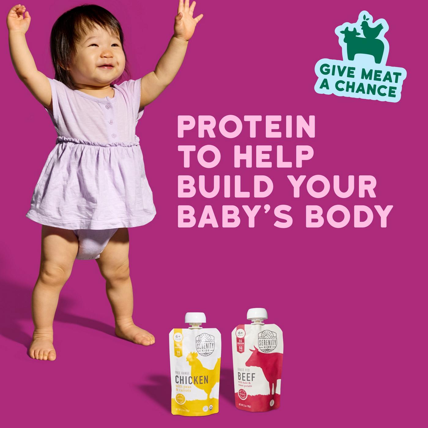 Serenity Kids Organic Baby Food Pouches, Value Pack - Beef & Chicken; image 9 of 11