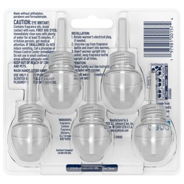 Glade PlugIns Refills Air Freshener - Embers & Sandalwood, 3.35 oz, 5 ct
