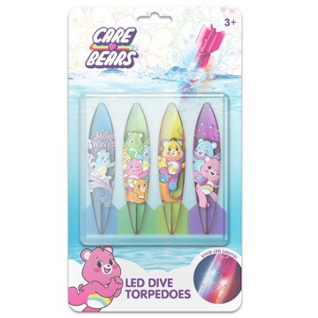 Care Bears LED Dive Torpedoes Pool Toys, 4 pk