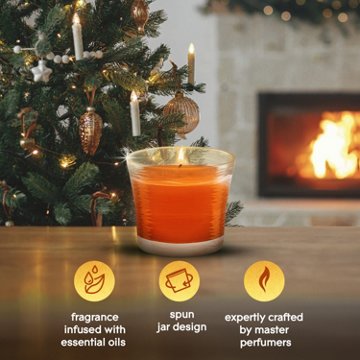 Glade Candle Jar - Pumpkin & Ginger, 4.08 oz, 2 ct