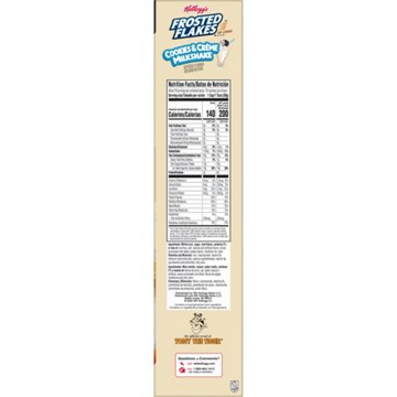 Kellogg's Frosted Flakes Cookies & Creme Milkshake Cereal - Family Size