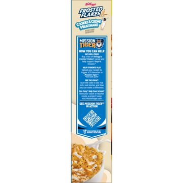 Kellogg's Frosted Flakes Cookies & Creme Milkshake Cereal - Family Size