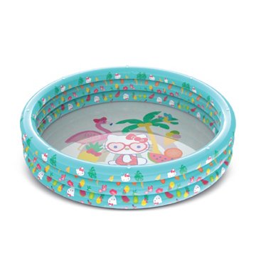 Hello Kitty 3 Ringed Inflatable Kiddie Pool with Built-in Sprinkler
