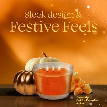 Glade 3-Wick Candle Jar - Pumpkin & Ginger