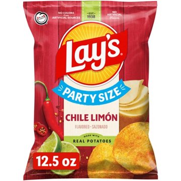 Lay's Chile Limón Flavored Potato Chips - Party Size
