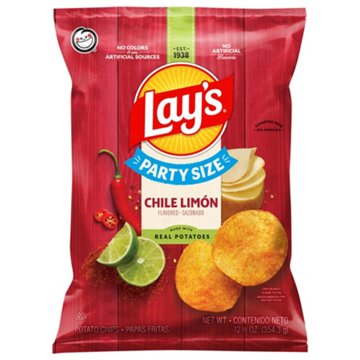 Lay's Chile Limón Flavored Potato Chips - Party Size