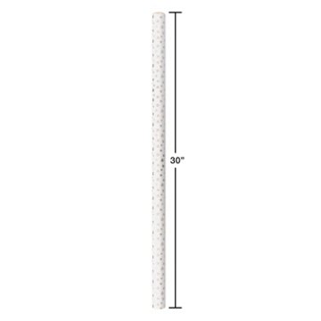 American Greetings Hearts Wedding or Engagement Foil Wrapping Paper, 15 sq. ft. 