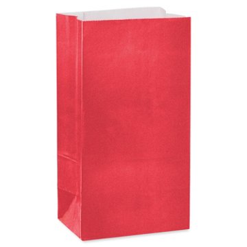 American Greetings Red Goodie Bag, 5.25'' x 3.38'' x 10.38''