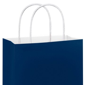 American Greetings Large Solid Royal Blue Gift Bag for All Occasions, 5" x 13" x 10"