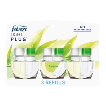 Febreze Light Plug In Air Freshener Scented Oil Refill - Bamboo