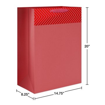 American Greetings Red Jumbo Gift Bag