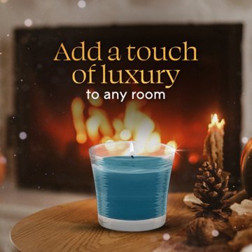 Glade Candle Jar - Embers & Sandalwood, 4.08 oz, 2 ct