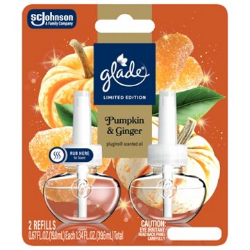Glade PlugInsRefills Air Freshener - Pumpkin & Ginger, 1.34 oz