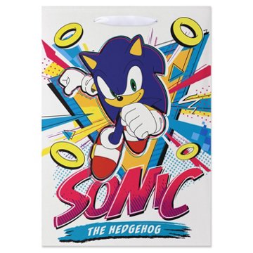 American Greetings Sonic The Hedgehog Medium White Gift Bag