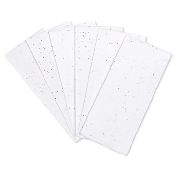 American Greetings Gold Gem on White Tissue Paper Bundle, 6 ct