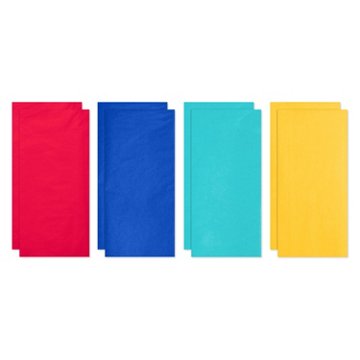 American Greetings Multi-Color Tissue Paper - Red, Blue, Yellow 8 ct
