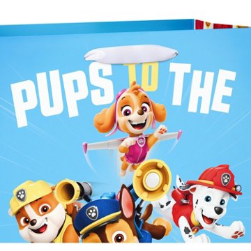 American Greetings Paw Patrol Large Blue Gift Bag