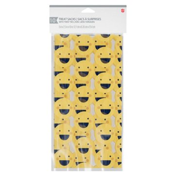American Greetings Party Favor Treat Bags - Smiley Face Pattern, 10 ct