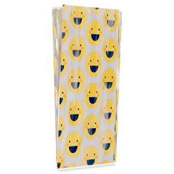 American Greetings Party Favor Treat Bags - Smiley Face Pattern, 10 ct