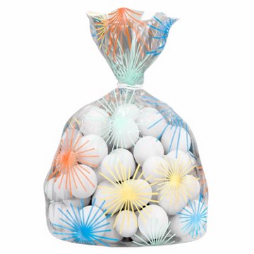 American Greetings Party Favor Treat Bags - Colorful Starburst Design, 10 ct