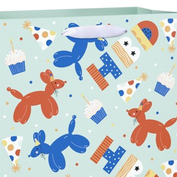 American Greetings Happy Birthday Balloon Animals Large Gift Bag