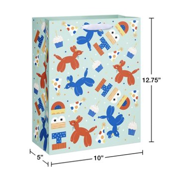American Greetings Happy Birthday Balloon Animals Large Gift Bag