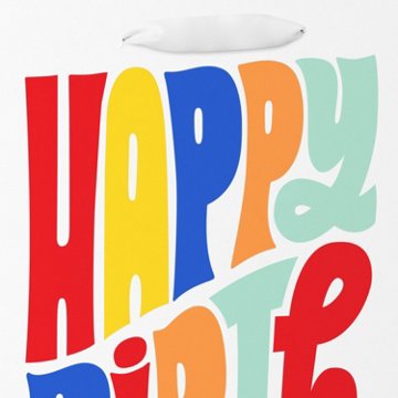 American Greetings Happy Birth Yay Medium Gift Bag