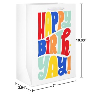American Greetings Happy Birth Yay Medium Gift Bag