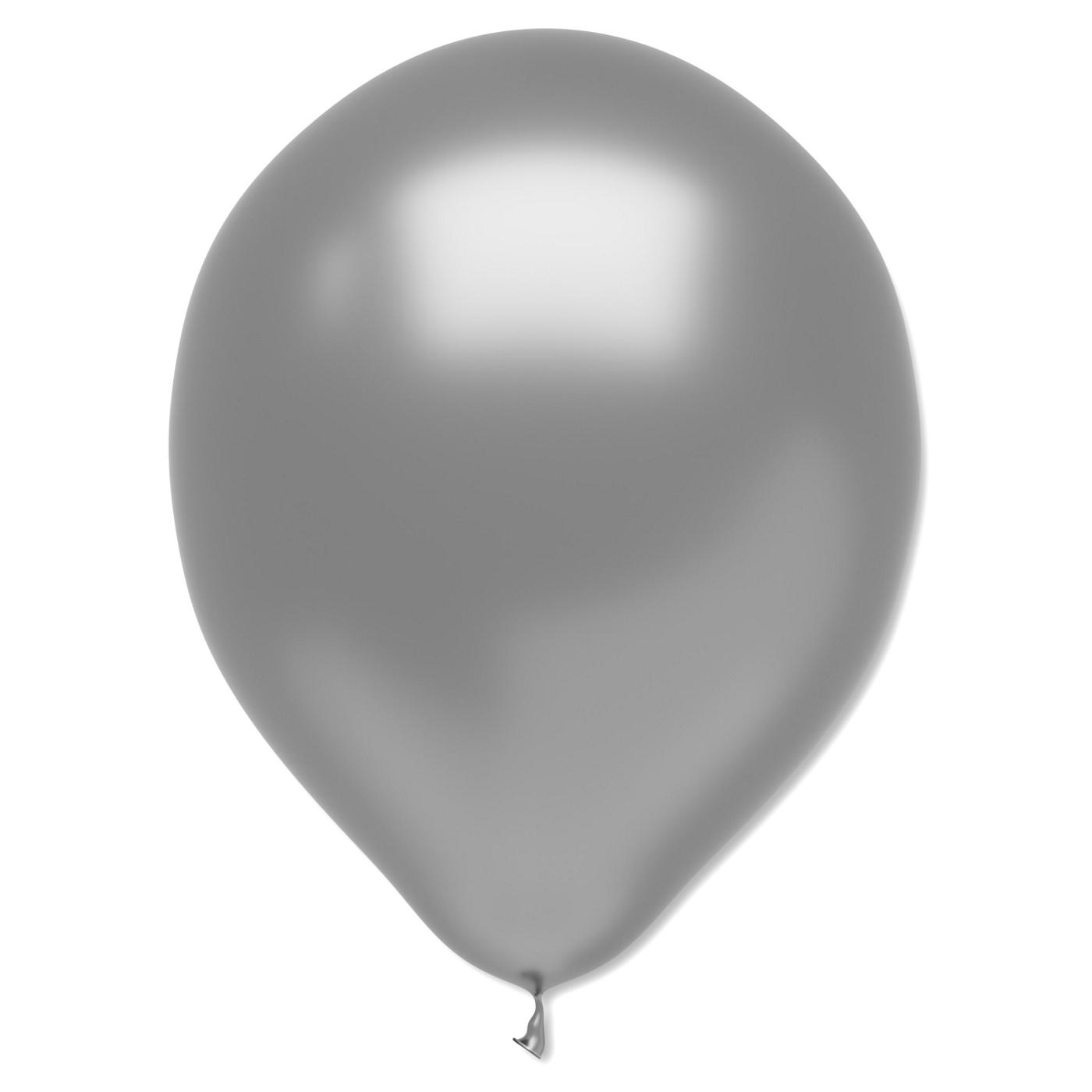 American Greetings Metallic White, Gold, & Silver Uninflated Balloons; image 2 of 4